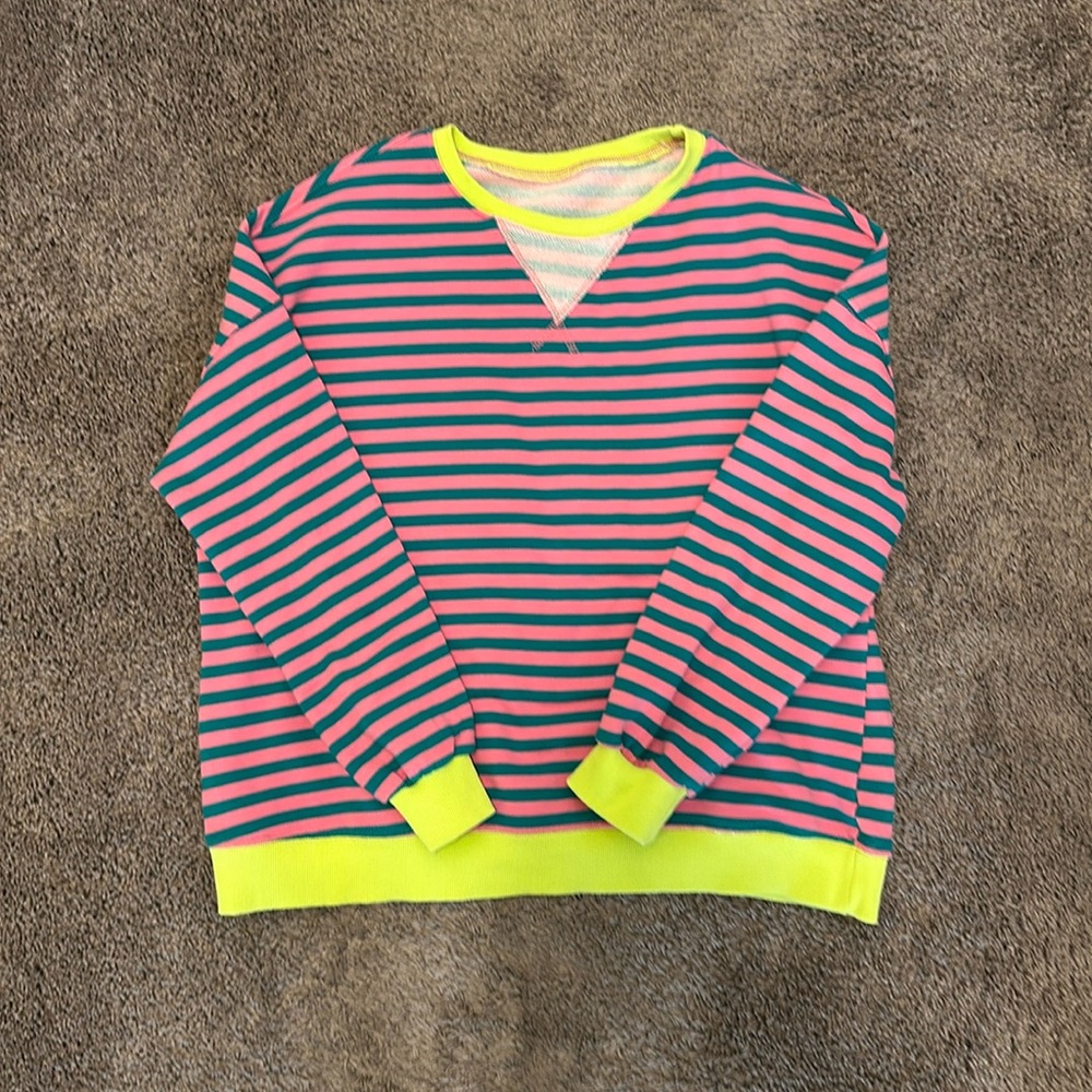 Striped Sweatshirt, size L